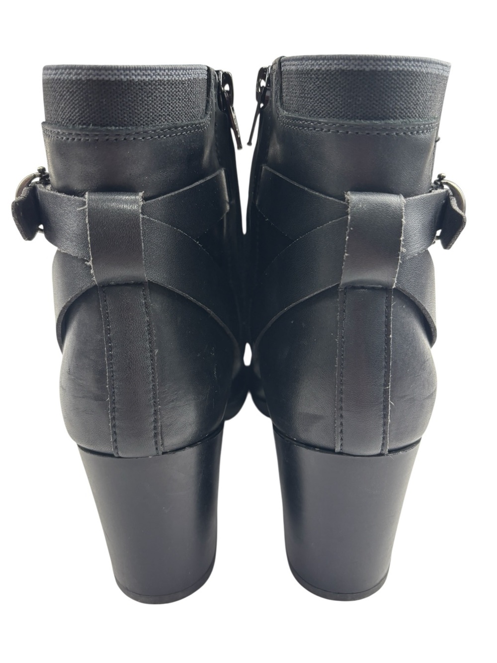 Geox Respira Lise Amphibiox ABX Black Leather Ankle Boots Waterproof Size 38 - Picture 6 of 12